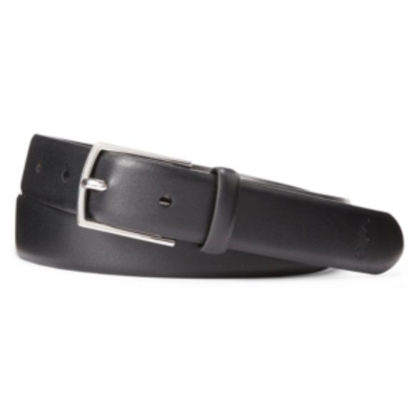 Polo Ralph Lauren Polo Plaque Calfskin Belt